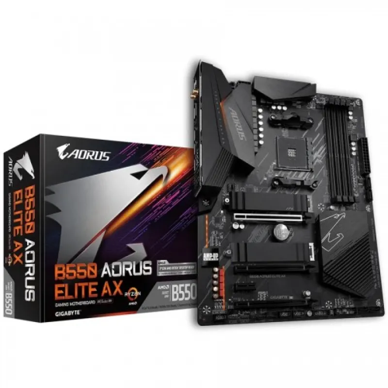 GIGABYTE B550 AORUS ELITE AX AMD ATX MOTHERBOARD