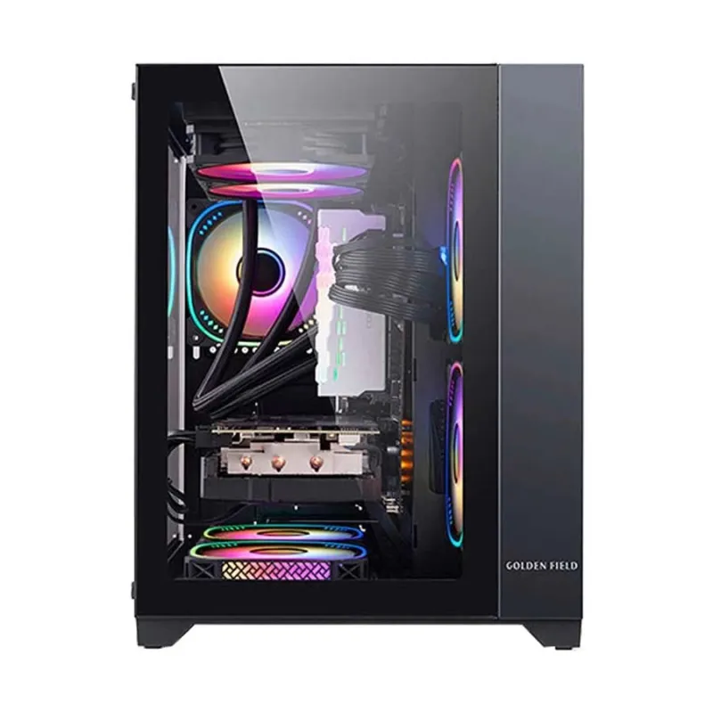Golden Field Seaview M360 Black Mini Tower Micro-ATX Gaming Case