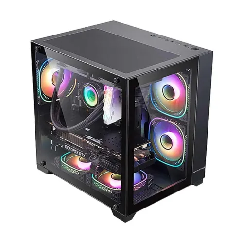Golden Field Seaview M360 Black Mini Tower Micro-ATX Gaming Case