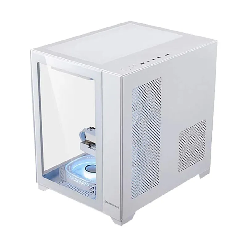 Golden Field Seaview M360 White Mini Tower Micro-ATX Gaming Case