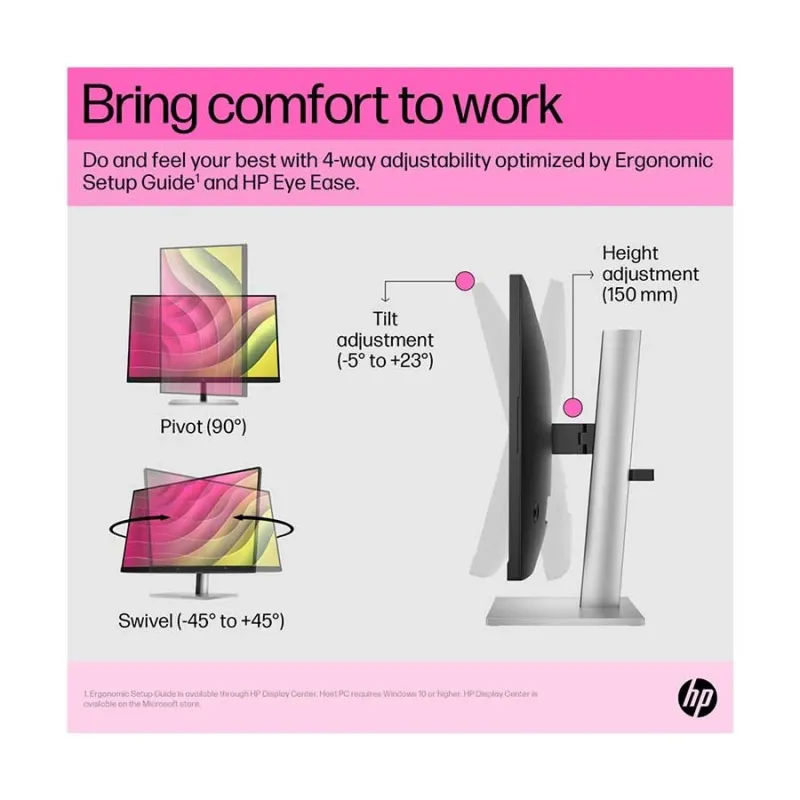 HP E24t G5 23.8" FHD Touch Monitor