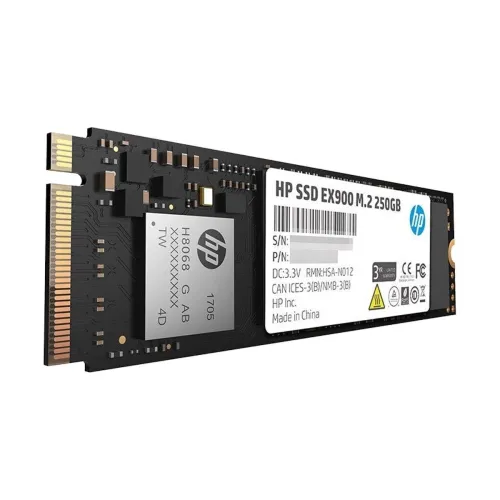 HP EX900 250GB M.2 2280 PCIe NVMe SSD