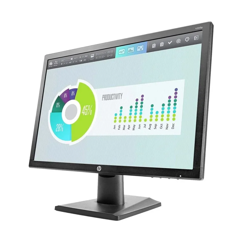 HP P204v 19.5 Inch HD LED Monitor
