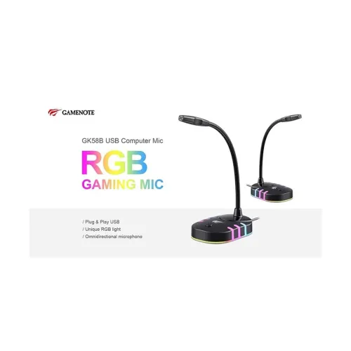 Havit GK58B GAMENOTE RGB USB Microphone