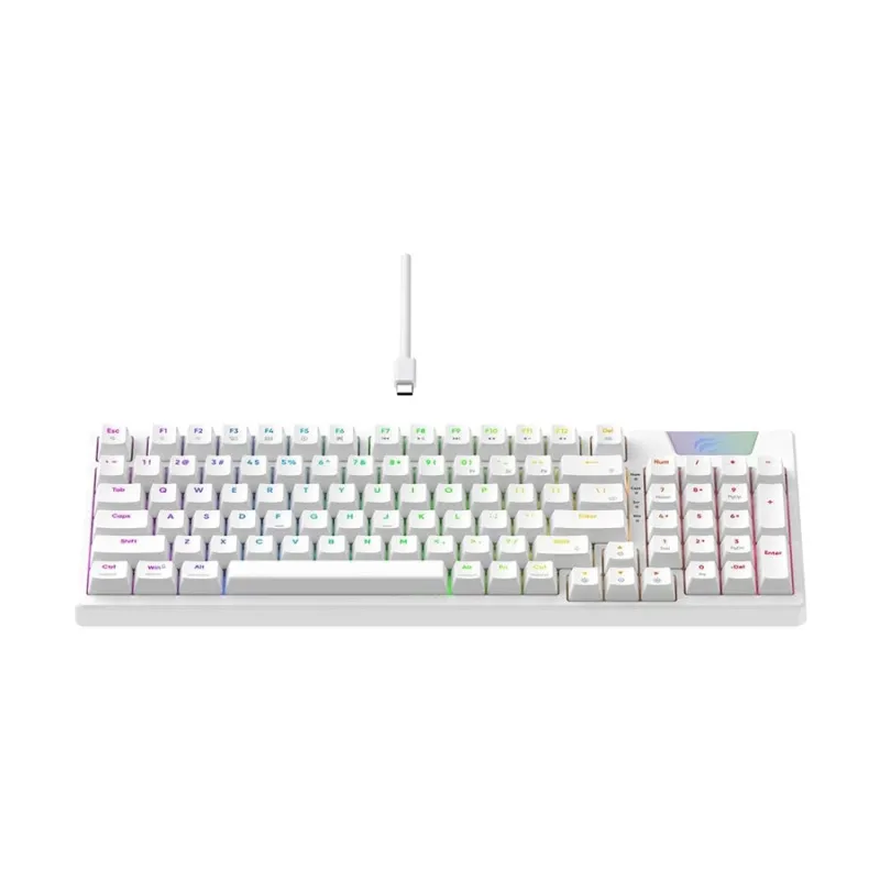 Havit KB885L Gamenote USB to Type-C Multi-Function RGB Backlit Mechanical Keyboard