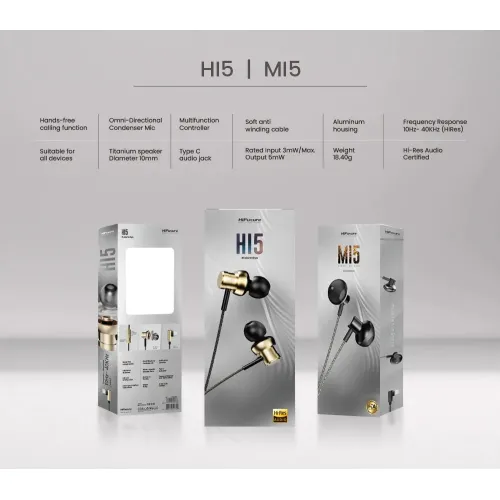 HiFuture HI5 Hi-Res Audio Type-C Earphone