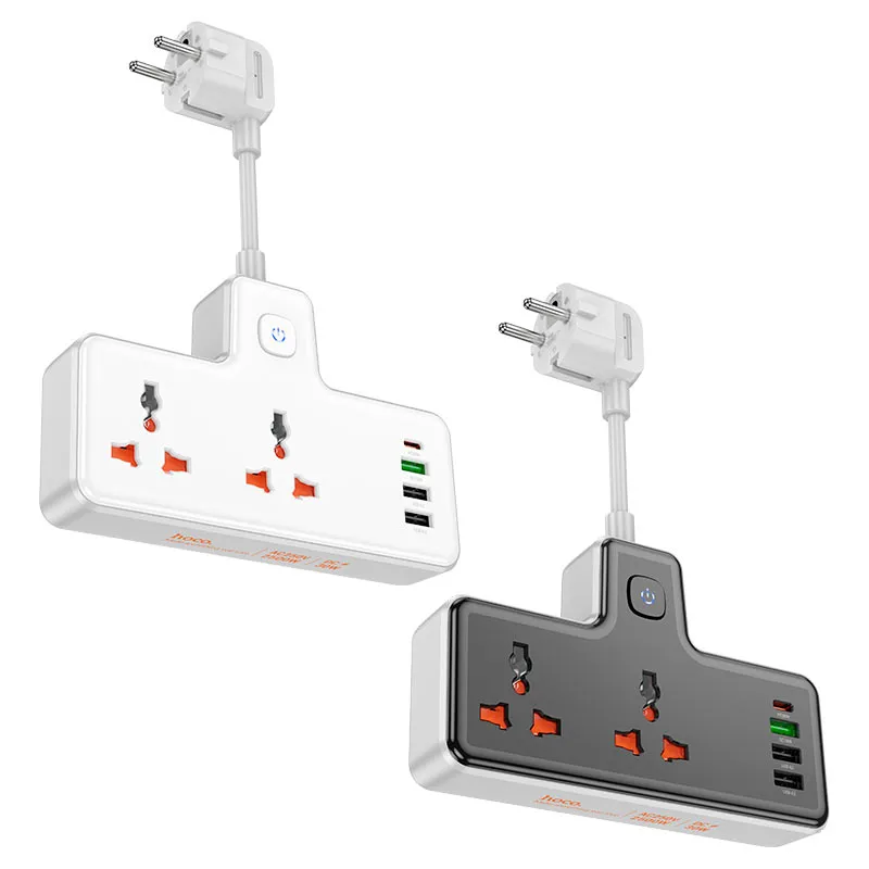 Hoco AC12A Reise 6-Ports Multifunctional Power Strip