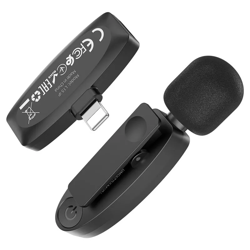 Hoco L15 Lightning Lavalier Wireless Microphone For iPhone