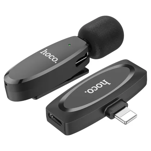 Hoco L15 Lightning Lavalier Wireless Microphone For iPhone