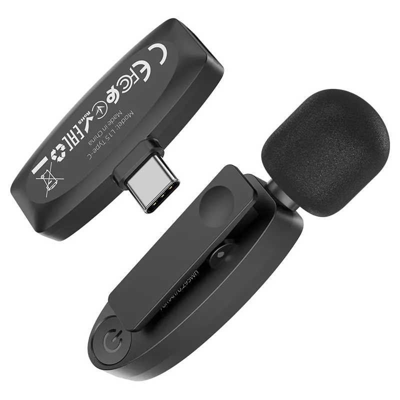 Hoco L15 Type-C Crystal Lavalier Wireless Digital Microphone