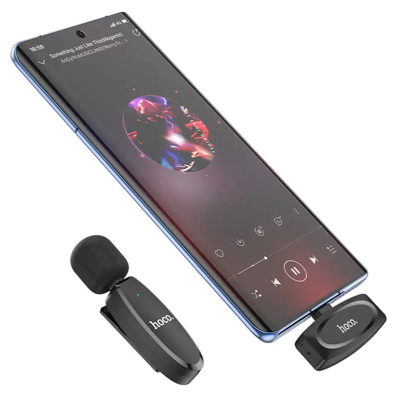 Hoco L15 Type-C Crystal Lavalier Wireless Digital Microphone