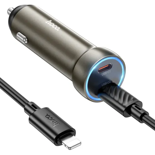 Hoco Z54B Prosperous 60W Car Charger With Cable