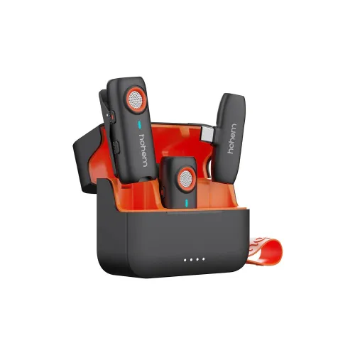 Hohem Mic-01 (2TX+1RX+Charging Case) Wireless Microphone