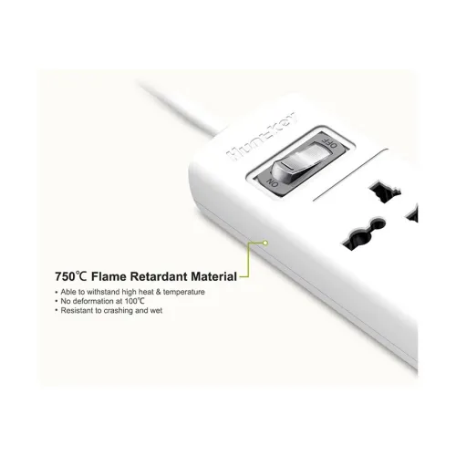 Huntkey SZM401 4 Port Socket 2Core Cable Power Strip