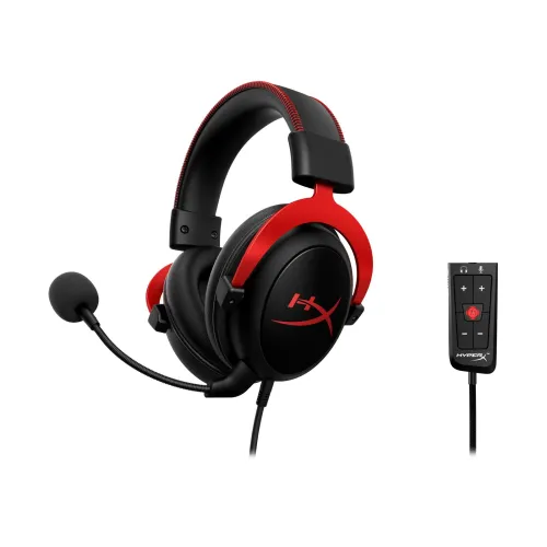 HyperX Cloud II Surround Sound Gaming Headset (Red)