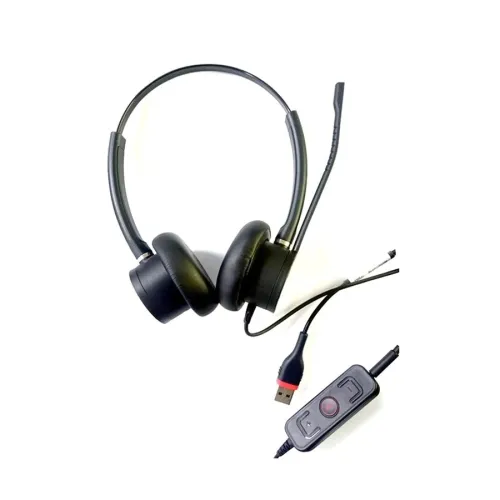 Inbertec C10DJU Noise Cancellation Stereo USB & 3.5mm Headphone
