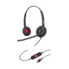 Inbertec UB805DM AI Noise Cancelling Professional USB Wired Headphone
