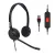 Inbertec UB815DM AI Noise Cancelling USB Wired Headphone