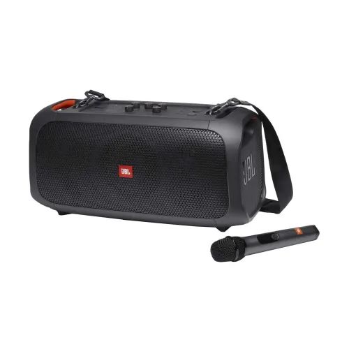 JBL PartyBox On-The-Go Essential Portable Party Speaker With Wireless Microphone