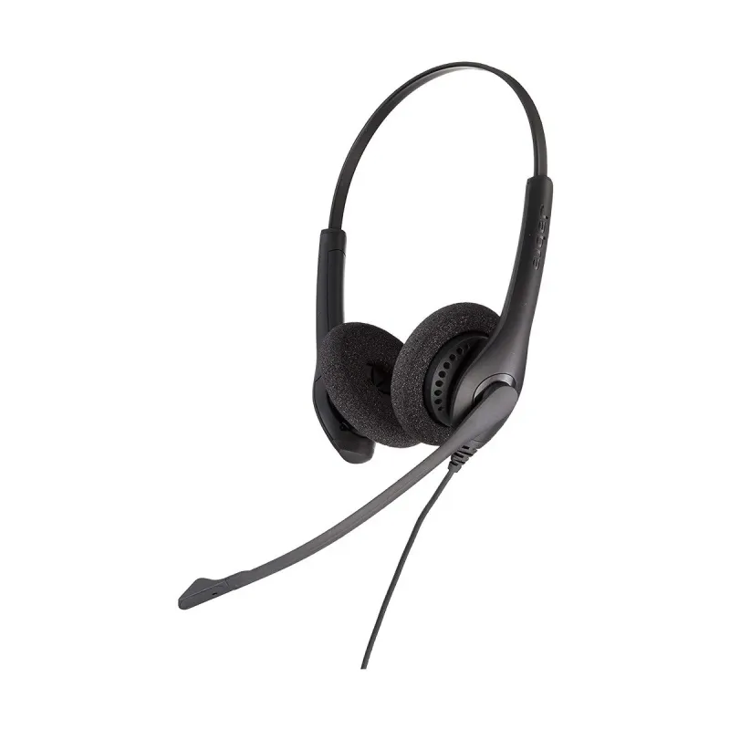 JABRA BIZ 1500 Duo (Dual Ear) USB Headphone Black