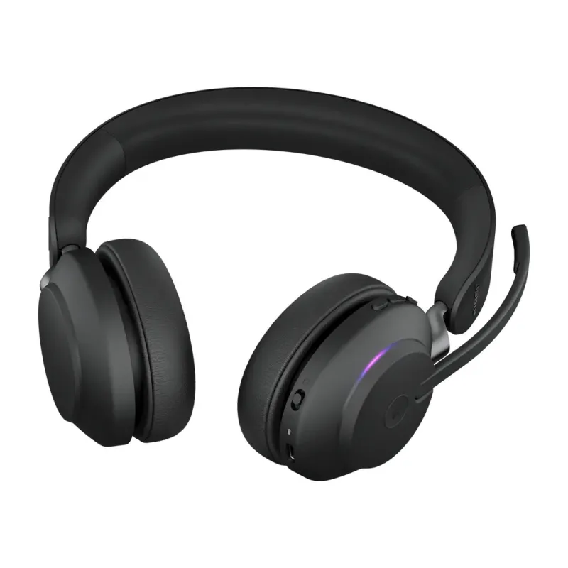 Jabra Evolve2 65 MS DUO Bluetooth & USB Type A Head Set Black