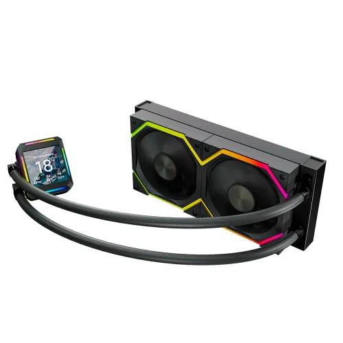 Jungle Leopard ASTROSHEL LCD 240 ARGB AlI In One Liquid CPU Cooler (Black)