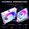 Jungle Leopard JM-V2 120mm Infinite Mirror ARGB Casing Fan White Jungle Leopard JM-V2 120mm Infinite Mirror ARGB Casing Fan White