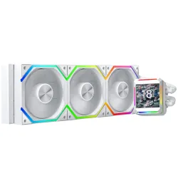 Jungle Leopard ASTROSHEL LCD 360 ARGB AlI In One Liquid CPU Cooler (White)
