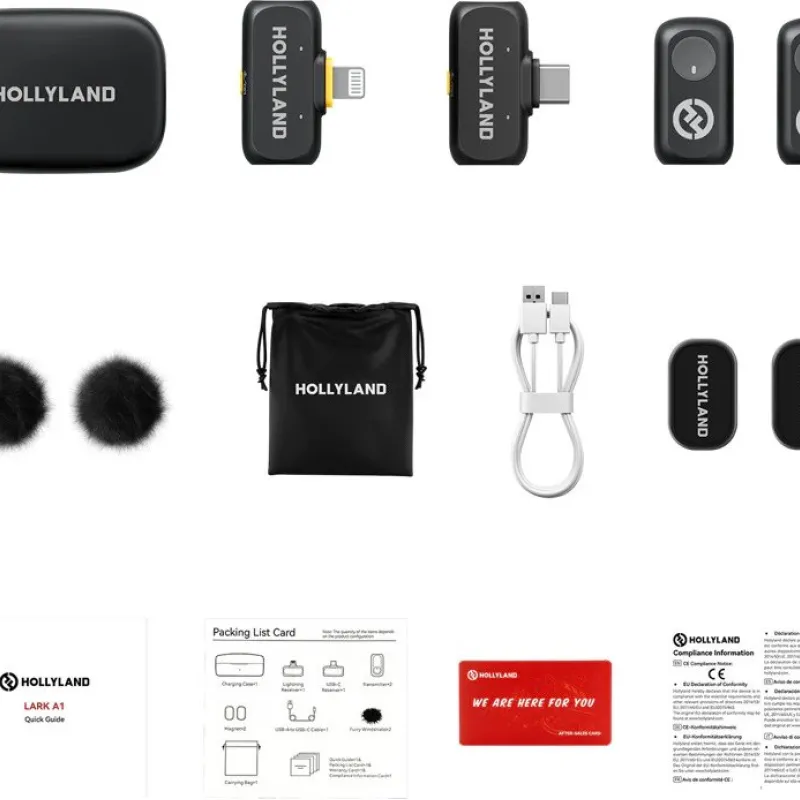 Hollyland LARK A1 Combo Wireless Microphone System