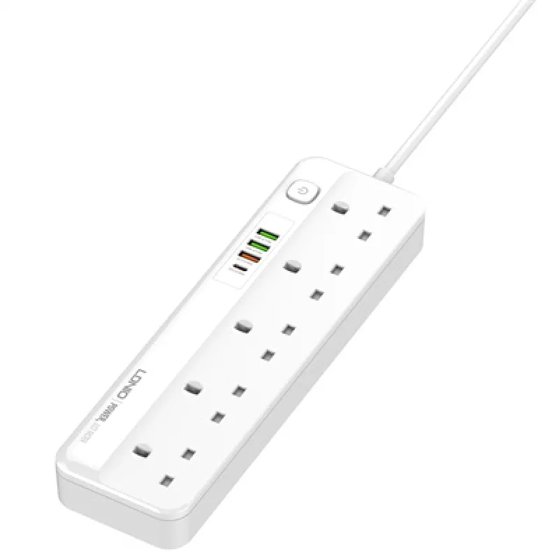 LDNIO SK5493 5 AC Outlets UK Power Strip