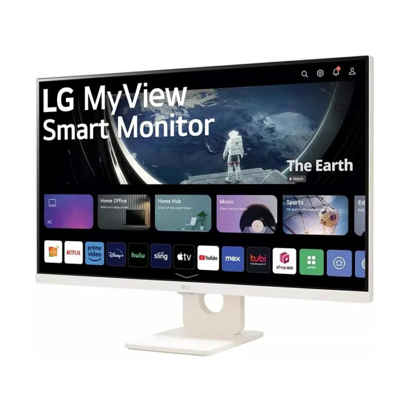 LG 27SR50F-W 27" FHD IPS Smart Monitor with webOS
