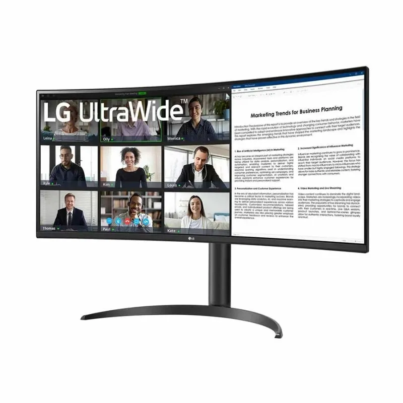 LG 34WR55QC-B 34" WQHD UltraWide 100Hz Curved Monitor