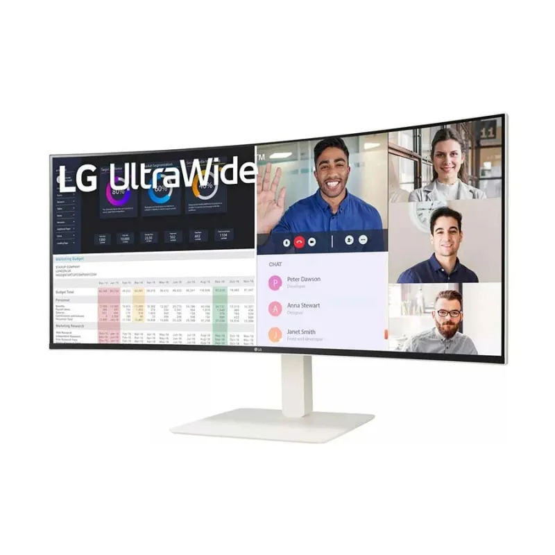 LG 38WR85QC-W 38" WQHD+ UltraWide 144Hz Curved Monitor