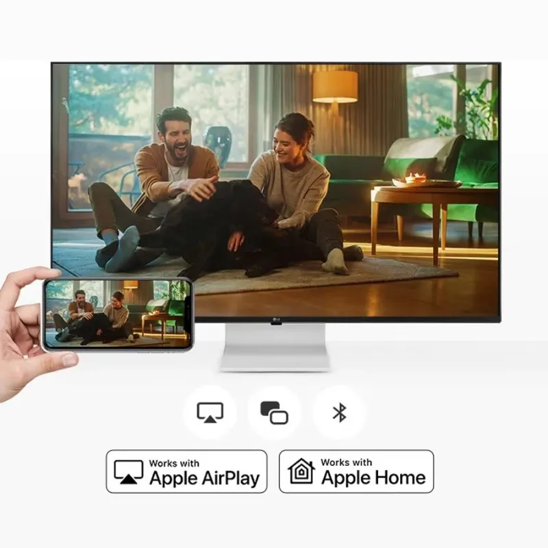 LG 43SQ700S-W 43" 4K UHD IPS MyView Smart Monitor with webOS