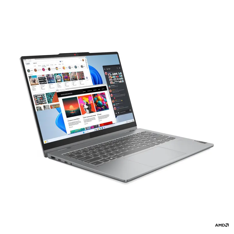 Lenovo IdeaPad 5 2-in-1 14AHP9 Ryzen 5 8645HS 16GB RAM 512GB SSD 14" WUXGA Touch Laptop (Luna Grey) #83DR0081LK