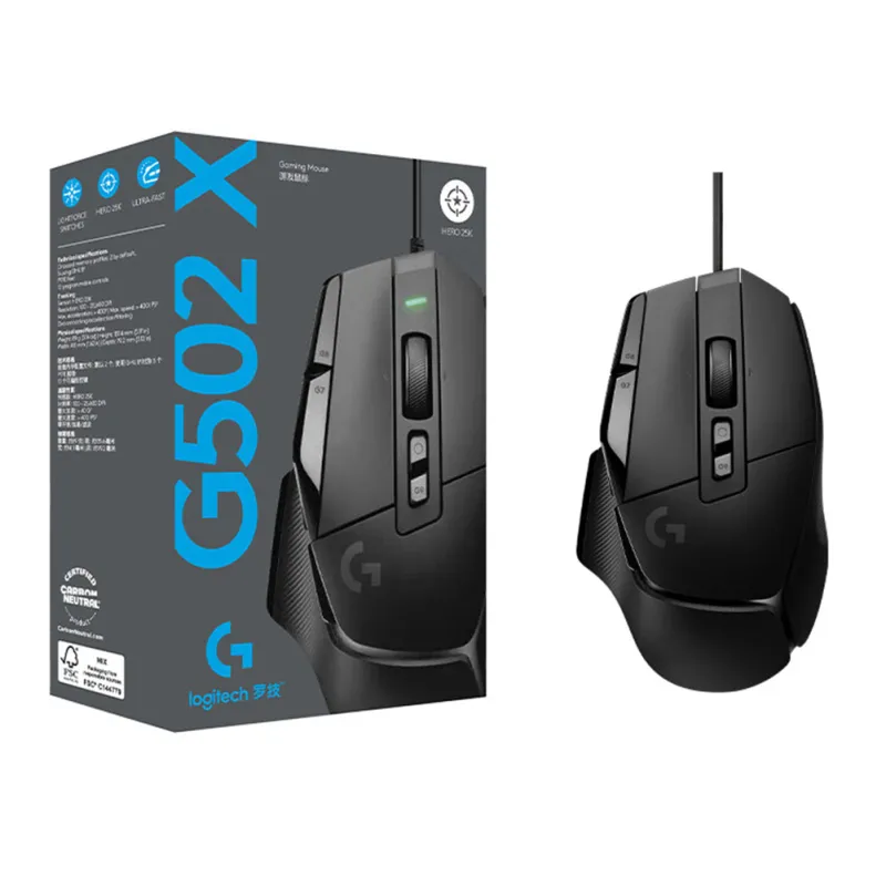 Logitech G502 X USB Hero Gaming Mouse