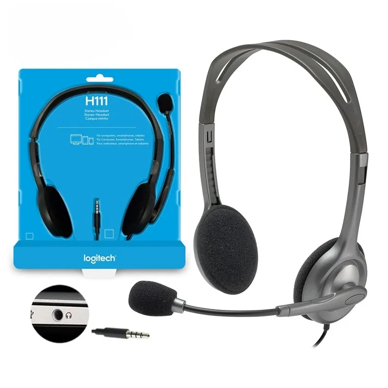 Logitech H111 STEREO Headset (One port)
