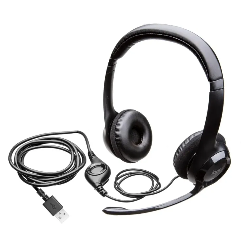 Logitech H390 Stereo USB Headset with Microphone