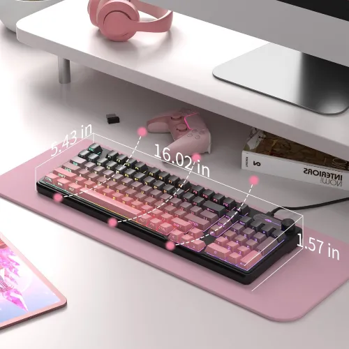 MAGEGEE GK960 Tri mode Gaming Keyboard