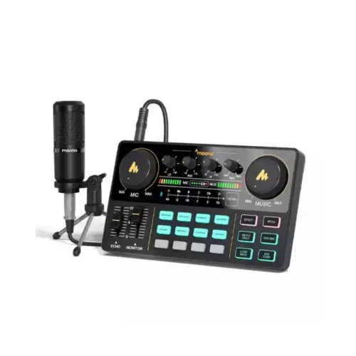 Maono MAONOCASTER Lite AU-AM200 S1 Portable All-In-One Podcast Production Studio