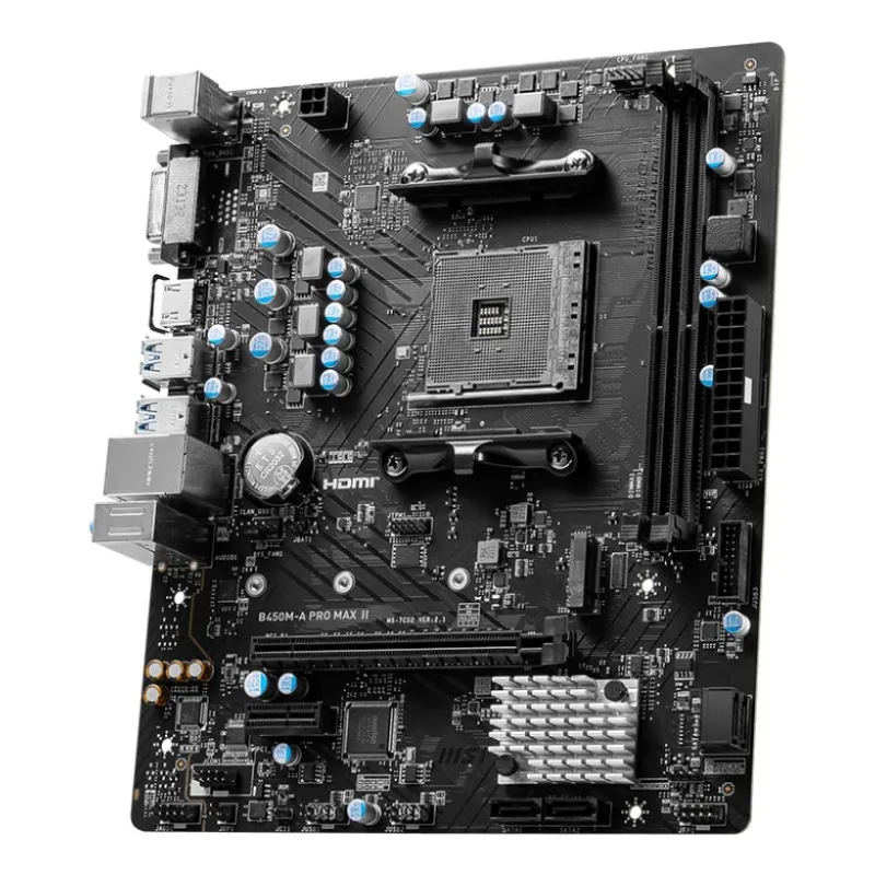 MSI B450M-A PRO MAX II AMD AM4 Motherboard