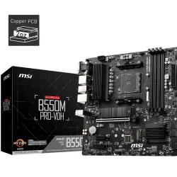 MSI B550M Pro-VDH AMD AM4 DDR4 Micro-ATX Motherboard