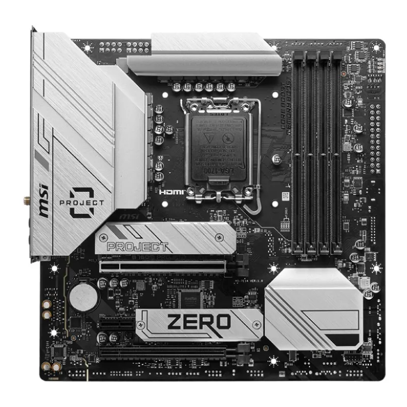 MSI B760M PROJECT ZERO m-ATX Motherboard