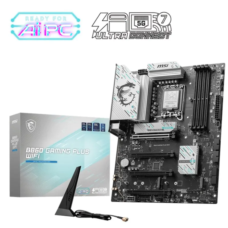 MSI B860 GAMING PLUS WIFI LGA 1851 ATX Motherboard