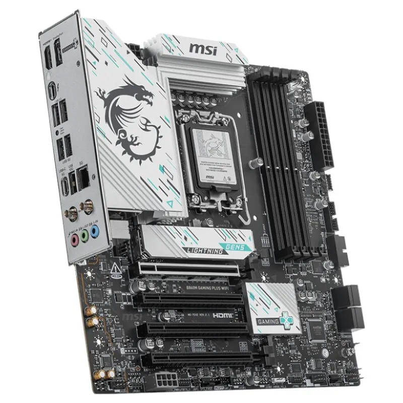 MSI B860M GAMING PLUS WIFI LGA 1851 Micro ATX Motherboard