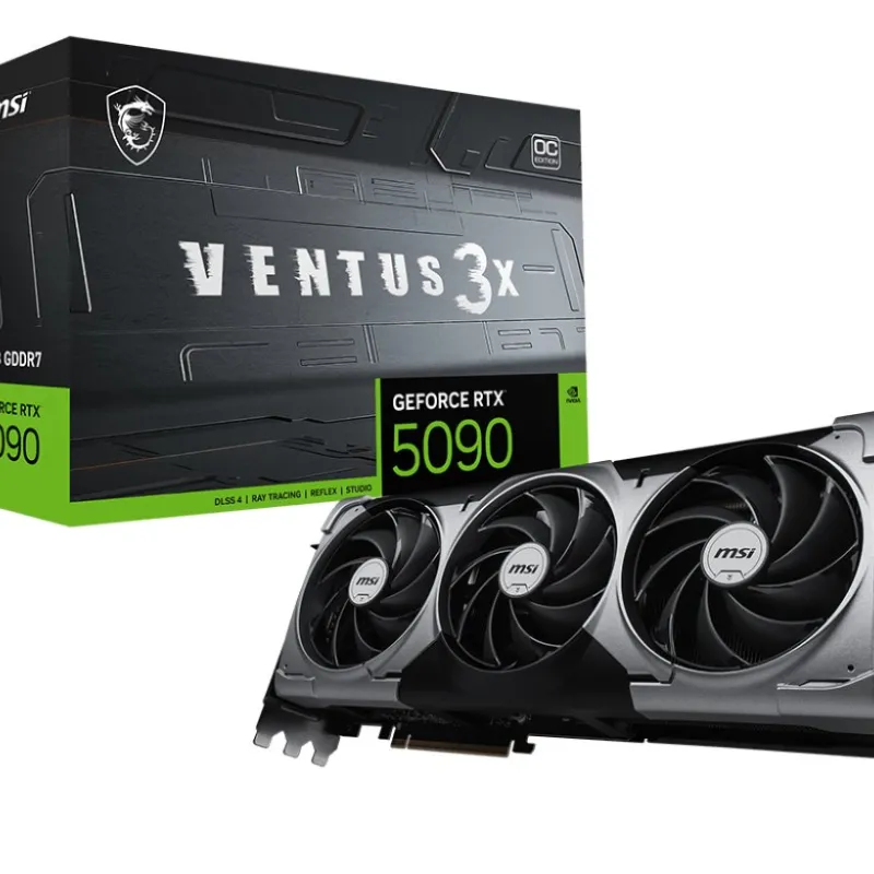 MSI GeForce RTX 5090 32G VENTUS 3X OC 32GB GDDR7 Graphics Card