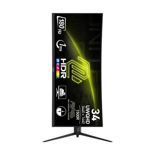 MSI MAG 342CQR E2 34" UWQHD 180Hz VA Curved Gaming Monitor