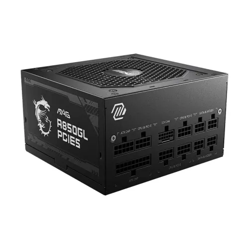 MSI MAG A850GL PCIE5 850W 80 Plus Gold Full Modular Power Supply