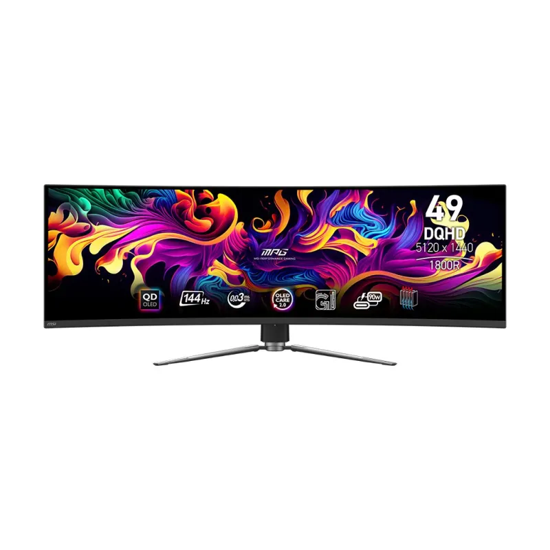MSI MPG 491CQP QD-OLED 49" DQHD 144Hz Curved Gaming Monitor