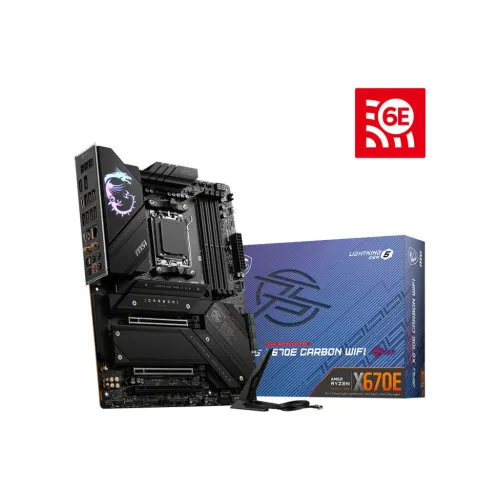 MSI MPG X670E CARBON WIFI DDR5 AMD AM5 ATX Motherboard